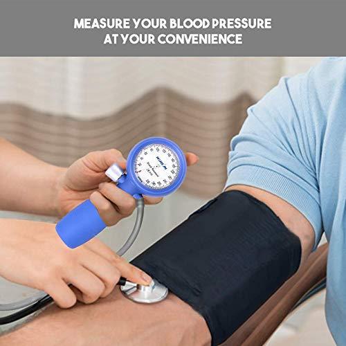 MCP MCP Shock Proof Resistant Palm Blood Pressure Monitor HS201Y with Dual Head Stethoscope