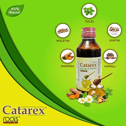 CATAREX ROOTS CATAREX ROOTS - Ayurvedic Cough Syrup | For children & adults | 100% safe |The Complete Cough Solution (Honey, 2)