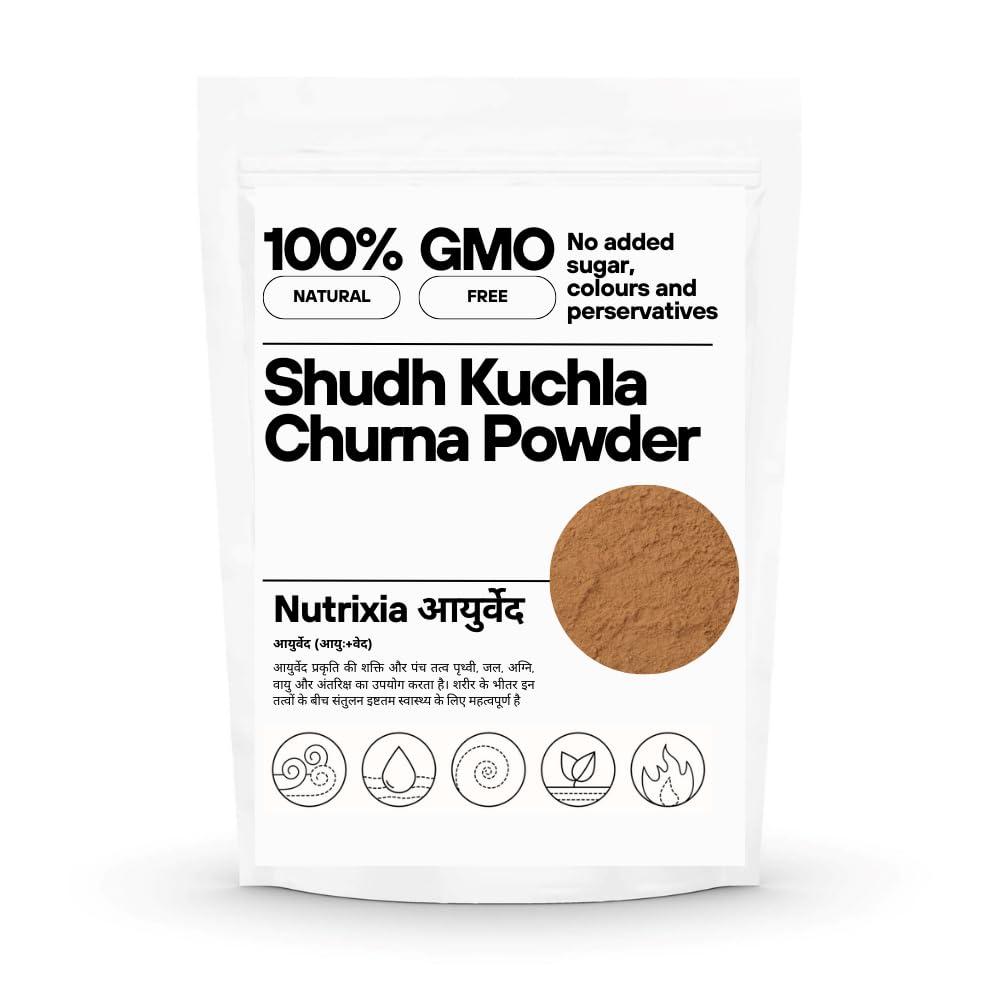 Generic Shudh Kuchla Churna Powder Kuchla Seed Nux Mica Seed-Struchnos Nuxvomica Seed-Kuchla Beej (50 Gms)