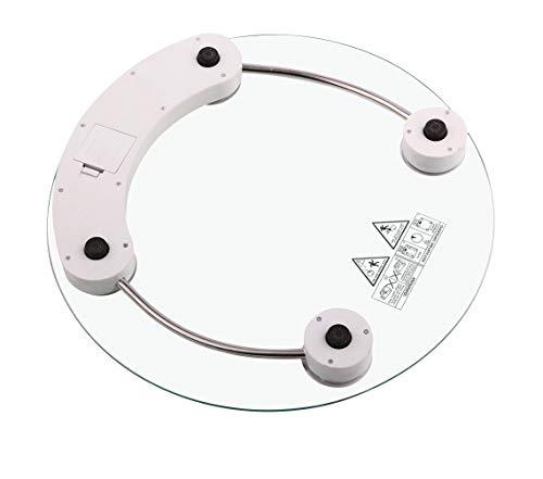 Naivete Naivete Nika Plastic and Toughened Glass Digital LCD Electronic Weighing Scale (8 mm, Transparent with Colored Strip)