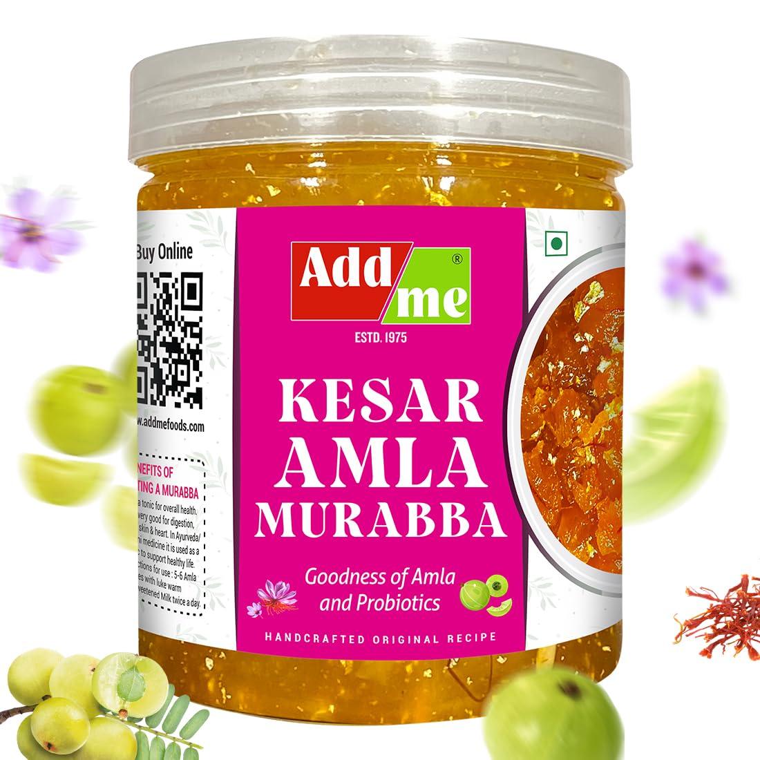 Add me Add me Homemade Amla Murabba with kesar, Elaichi 500g | Immunity booster, Aavla Murabba seedless | Awla ka Murabba | Sweet & delicious | Homemade | Organic | Aavle ka murba | Amla Chutney | Gooseberry Murabba