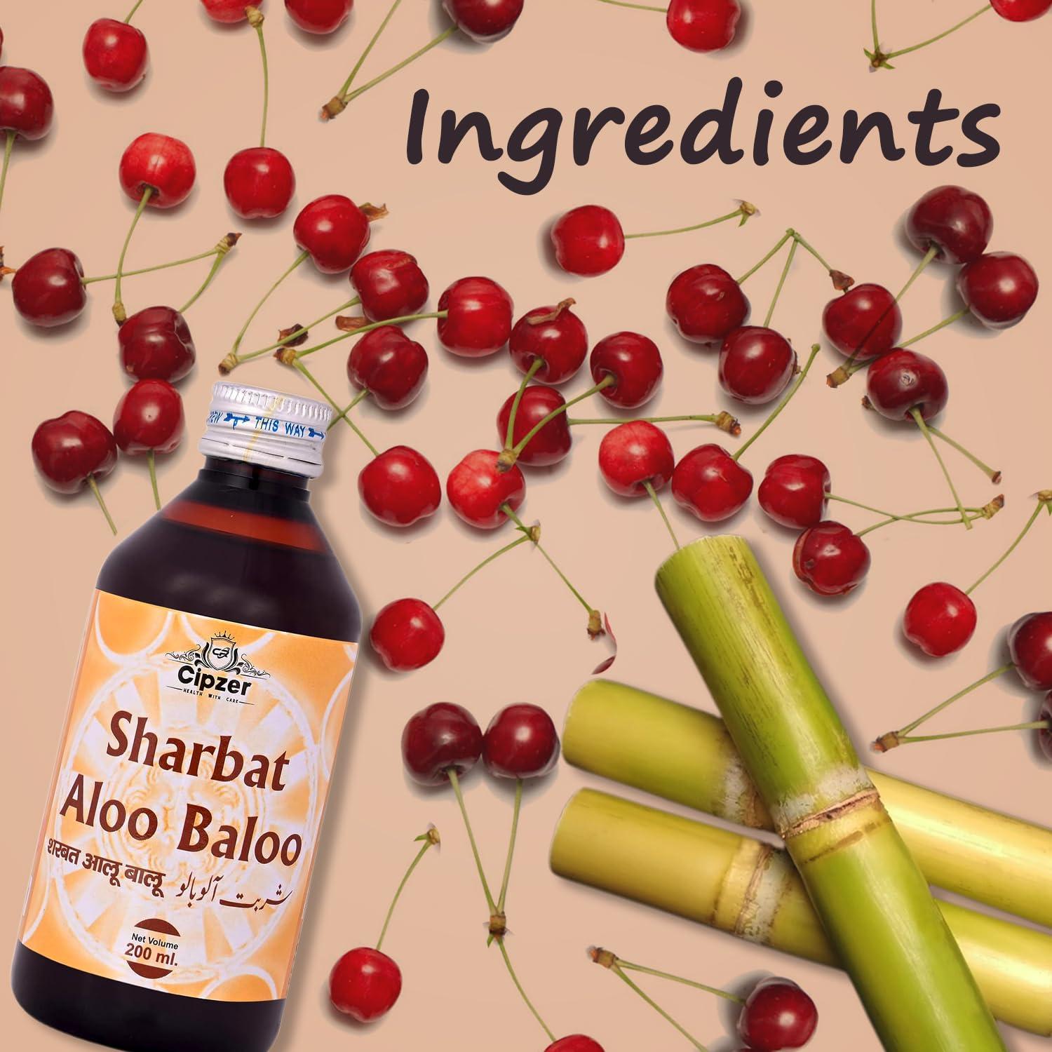 Cipzer Cipzer Sharbat e Aloo Baloo, Help kidney Detox ayurvedic, remove kidney Stones and kidney stone syrup 200 ml