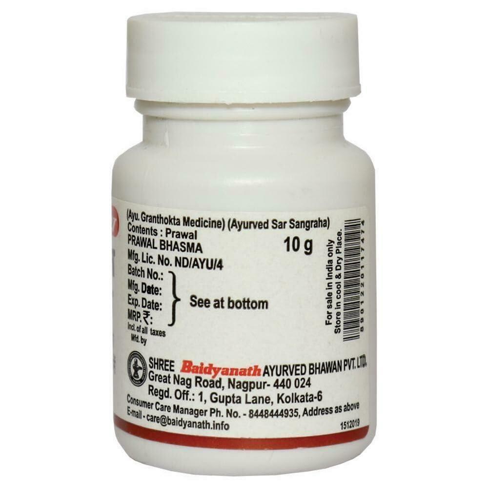 Baidyanath Asli Ayurved Baidyanath Asli Ayurved Prawal Bhasma-10 Gm