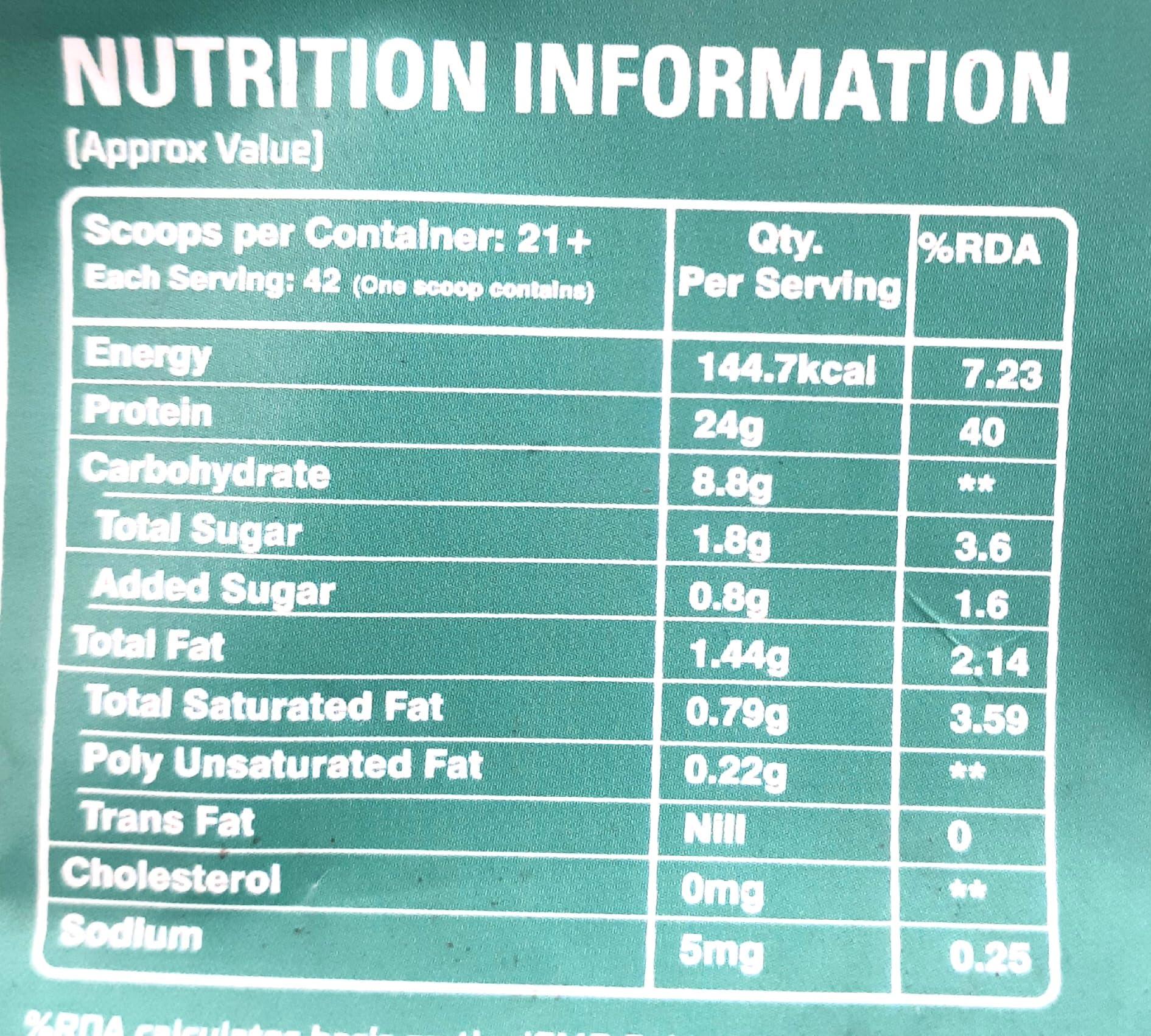 Genetic Code Genetic Code Pure Whey Protein 1Kg (23+ Servings) (Kesar Malai Kaju Pista)