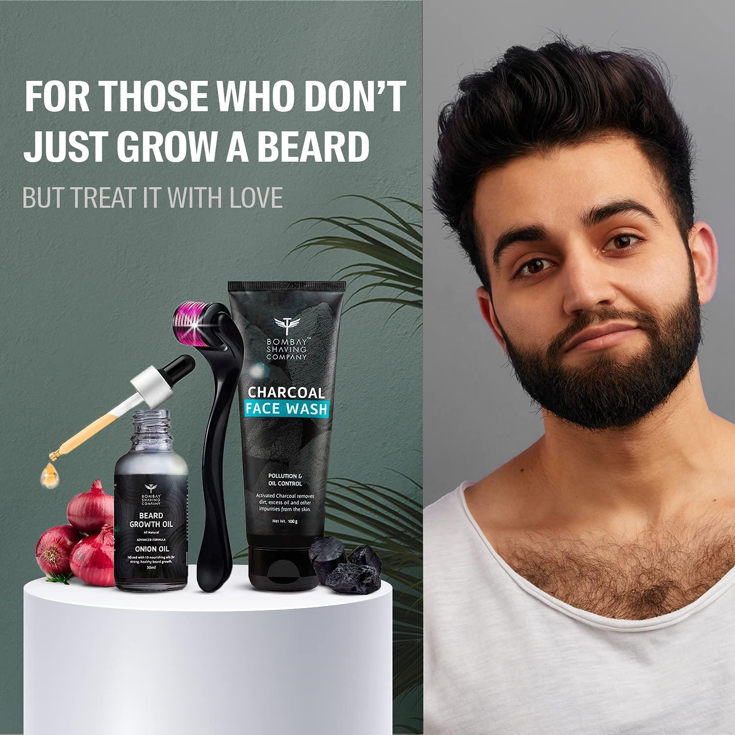 Bombay Shaving Company Bombay Shaving Company 6-in-1 Beard Grooming Kit for Men & Bombay Shaving Company Beard Growth Kit (Set of 3)