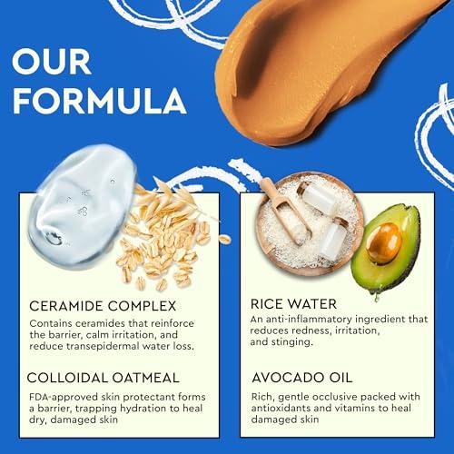 YplayZ Y Play Z Soothe Operator Soothing Balm for Kids - Instant Itch Relief, Non-Sticky Moisturizer for Dry Skin with Avocado Oil, Rice Water & Colloidal Oatmeal, Safe for Face & Body, Ages 4-18, 20g