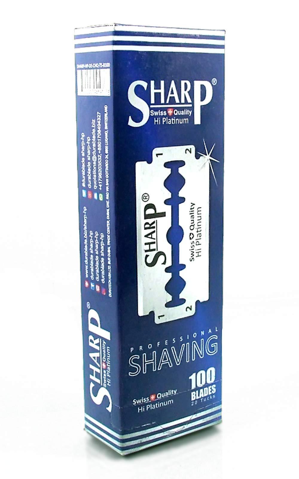 Durablade 100 Sharp Hi Platinum Double Edge Razor Blades