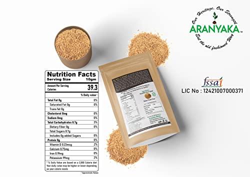 Aranyaka Aranyaka Palmyra Palm Sugar 1000gm| Palm Jaggery Powder| From 100% Pure Palm Blossom Nectar| Natural Sweetener, Sugar Alternative | Unrefined | Vegan | Traditionally Made (1000 g (Pack of 1))