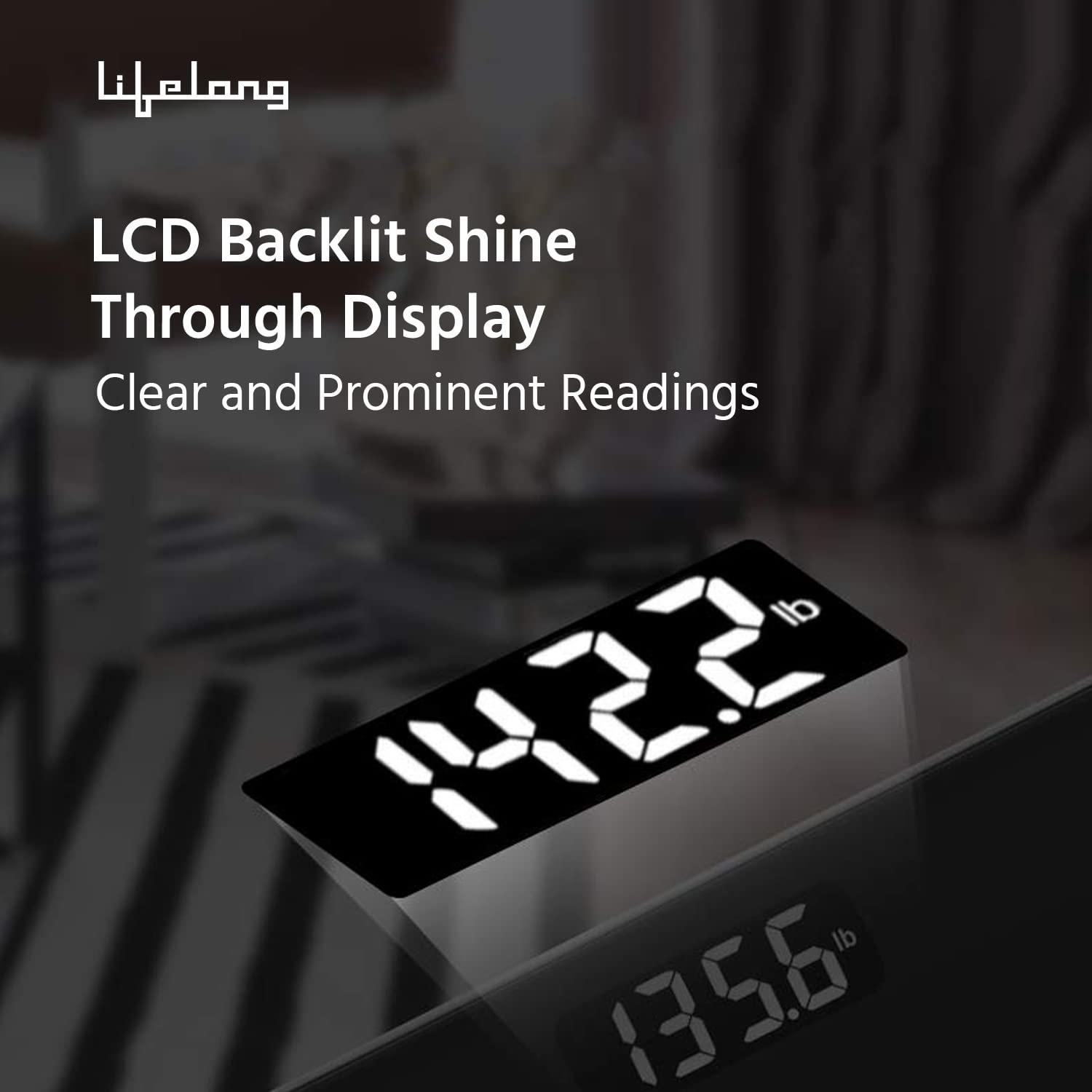 Lifelong Lifelong Nimbus LLWS81 Weighing Scale (Indian Cultural Series - Orissa)|Digital Weight Machine for Body Weight|6mm Thick Tempered Glass with LCD Display|Bathroom Weighing Scale (2 Year Warranty, Grey)