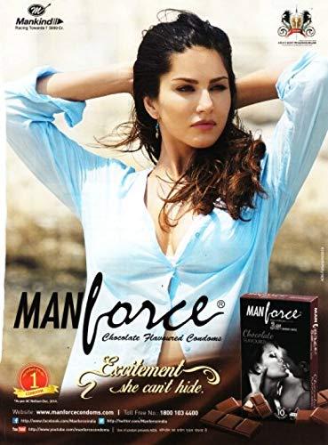 Manforce MANFORCE CHOCOLATE FLAVORED CONDOM FOR MEN, RIBBED-CONTOUR-DOTTED 3 IN ONE, SET OF 2 (2 * 10S) 20S