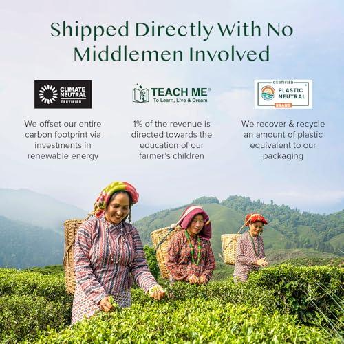 VAHDAM VAHDAM Himalayan Green Tea Gift Set | 100% Natural Ingredients, Packed and Sourced in India | Tea Gift Pack, Festive Gift Pack, Luxury Gift for Any Occasion