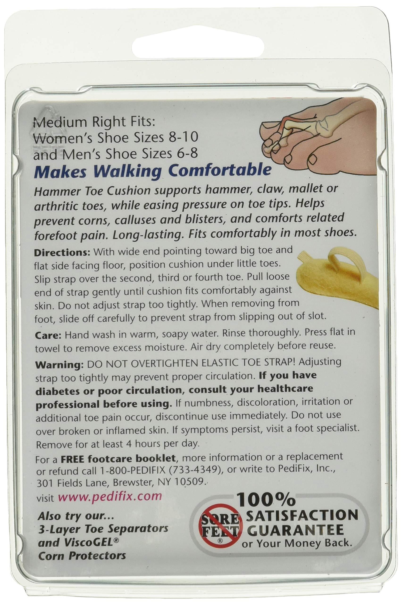 Pedifix PediFix Felt Hammer Toe Crest Cushion, Medium 8+, Right