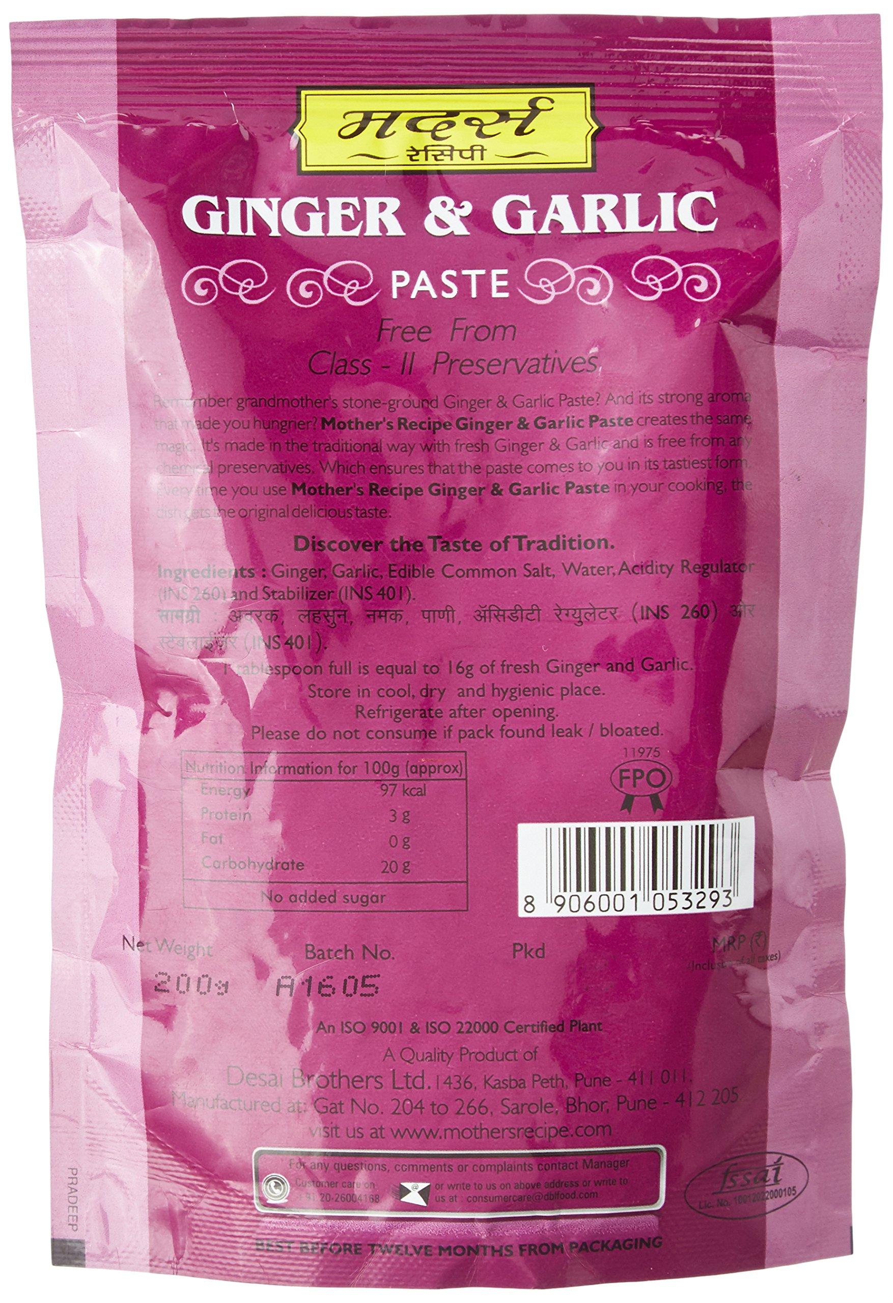 Mother's RECIPE Mother's Recipe Ginger Garlic Paste, 200g