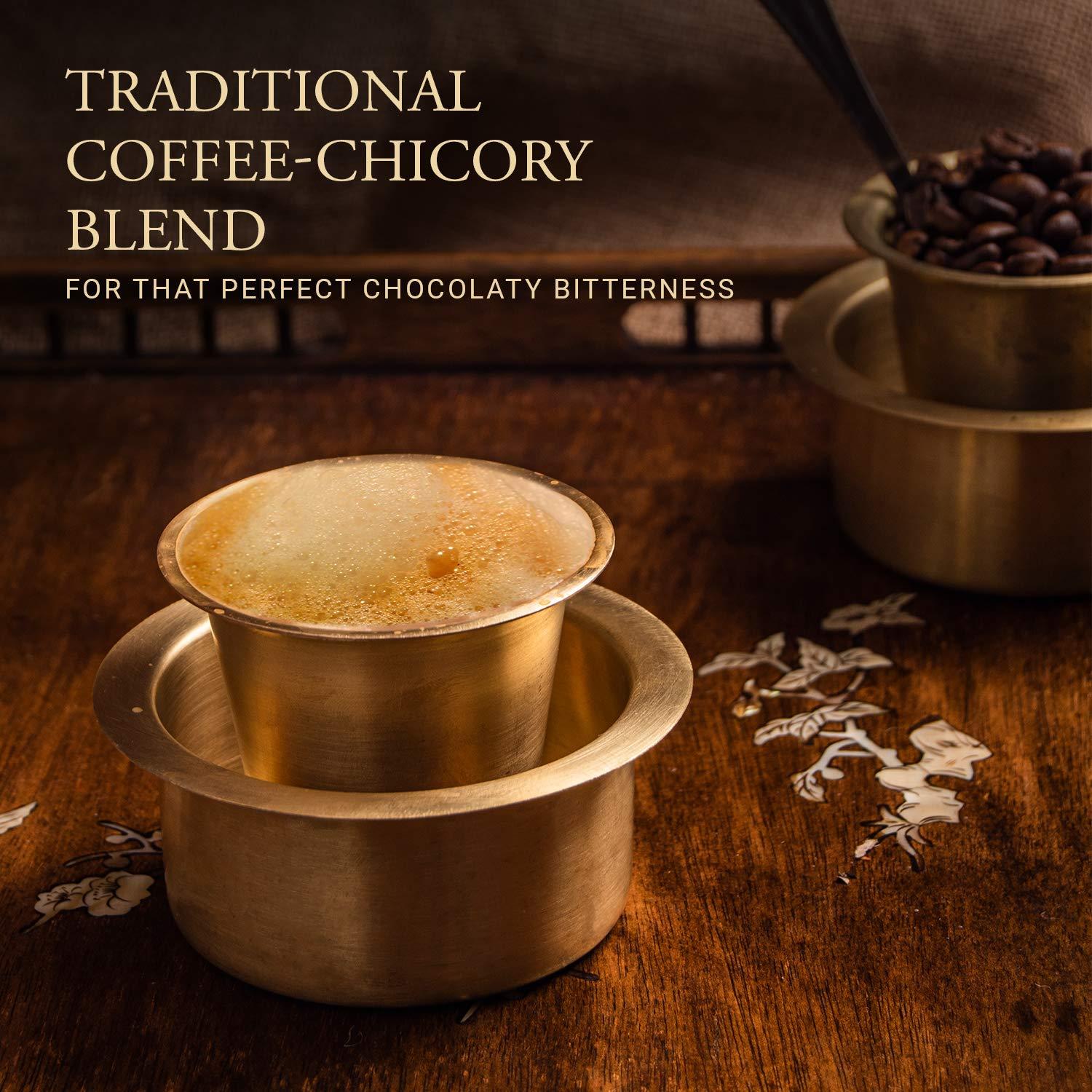 Kaapi Stop Kaapi Stop Filter Coffee Signature blend,200gm Pouch | (80:20,80% coffee 20% chicory,) | Traditional South Indian Filter Coffee Powder | Freshly Roasted Ground Coffee (1)