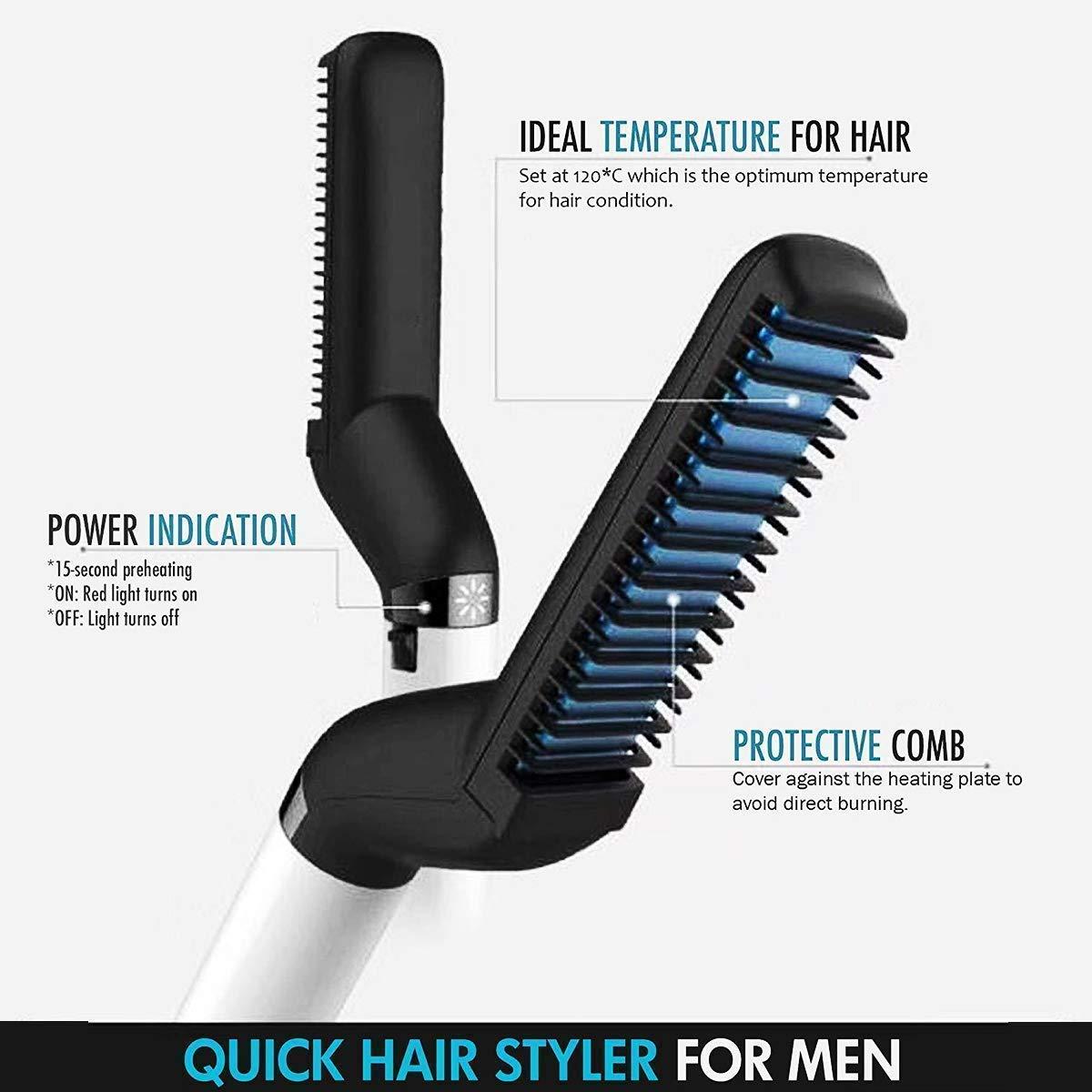 The Creative India The Creative India Men Quick Beard Straightener Hair Comb Multifunctional Hair Straightener
