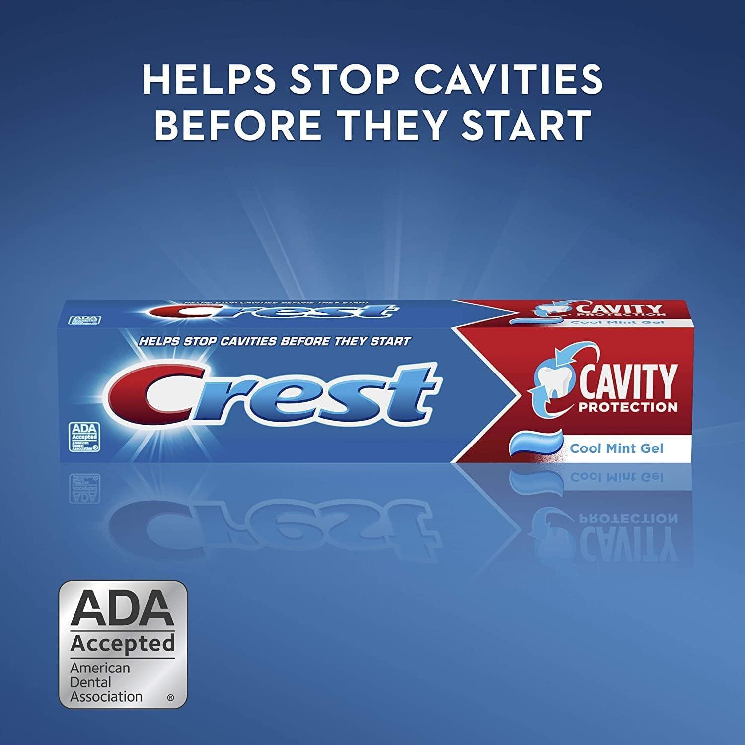 Crest Crest gel cavity protection cool mint toothpaste - 8.2 oz
