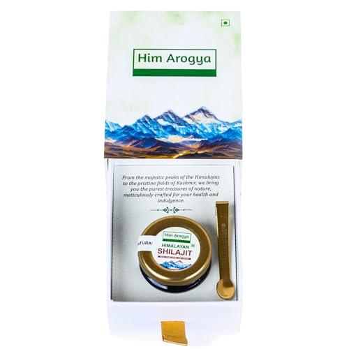 Him Arogya Him Arogya Pure Himalayan Shilajit - 10g | Anti-Oxidants & Fulvic Acid Enriched | Organic Shilajeet For Stamina, Immunity and Overall Wellbeing for Men and Women - Pack Of 1