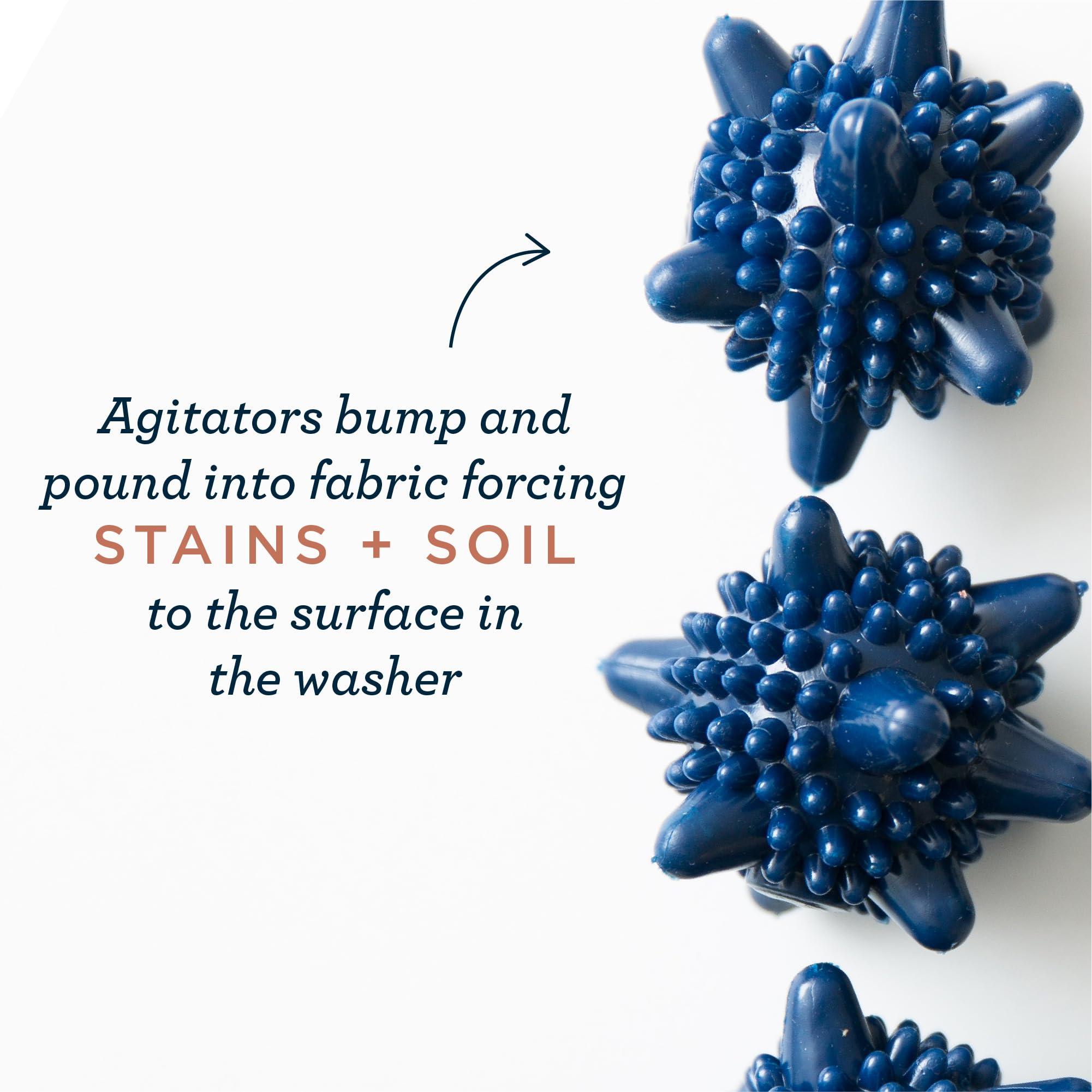 Esembly Esembly Agitators, Washer Dryer Balls for Cleaner Softer Laundry, Reusable Eco-Friendly Silicone Laundry Dryer Balls, 4 Pack