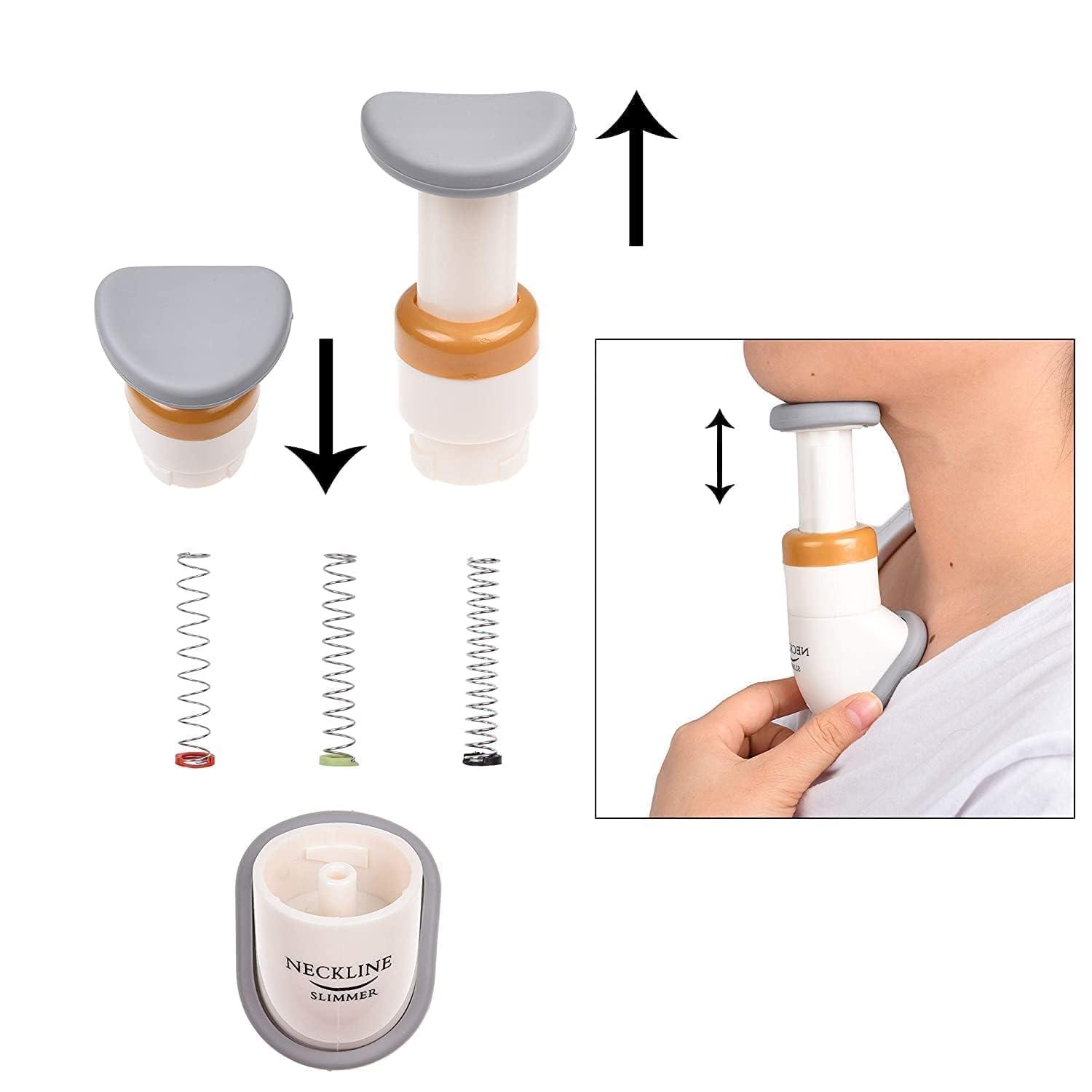 Eazy Sales Eazy Sales Neck Slimmer Double Chin Remover Reducer Face Lift Neck Manual Massager Neck Genie Elite Neckline Slimmer Facial Flex Fitness Jawline Exerciser Shaper Equipment Toning System for Men Women