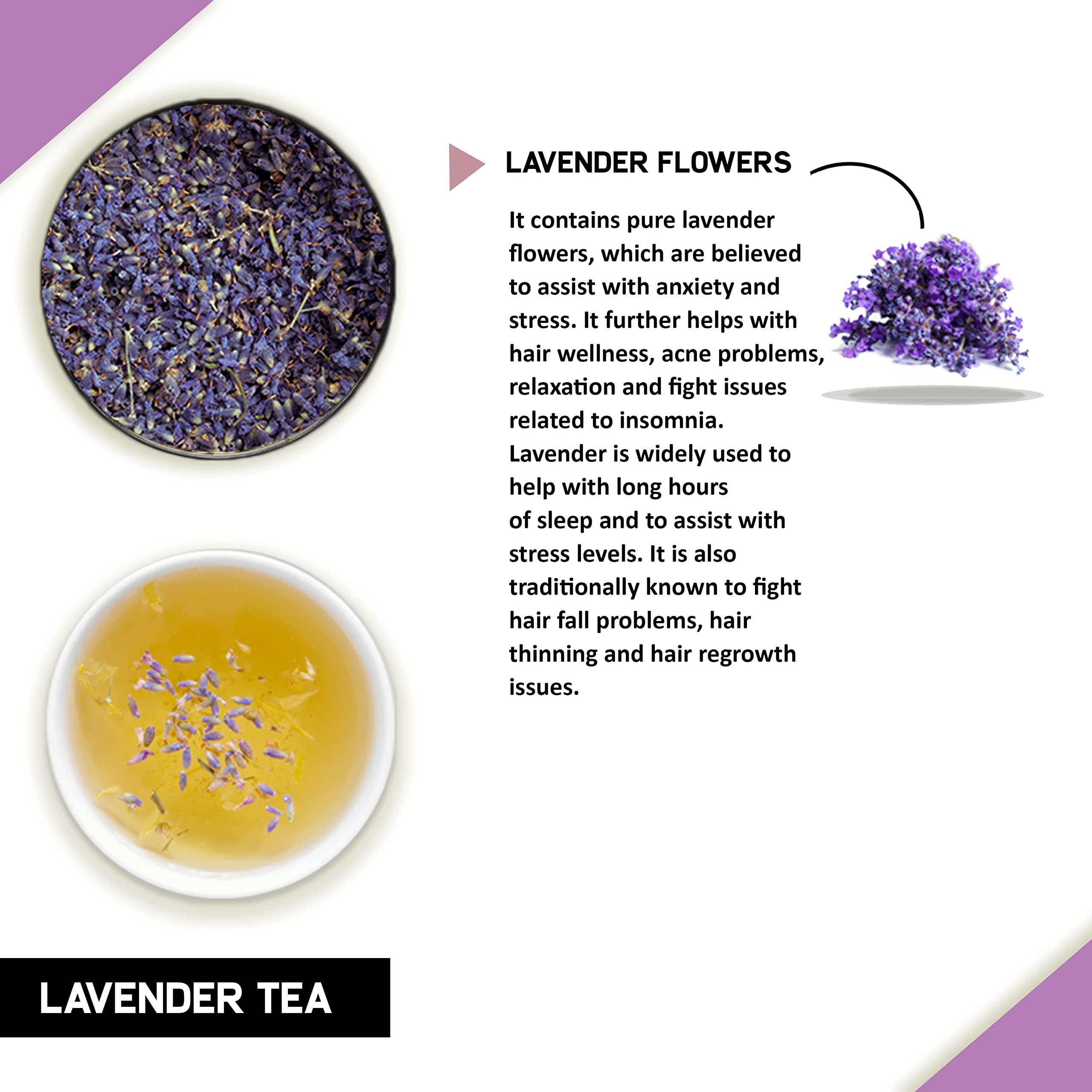 TEACURRY TEACURRY Lavander - (2 Month Pack, 60 Tea Bags) Tea Helps in Relaxation and improves sleep time