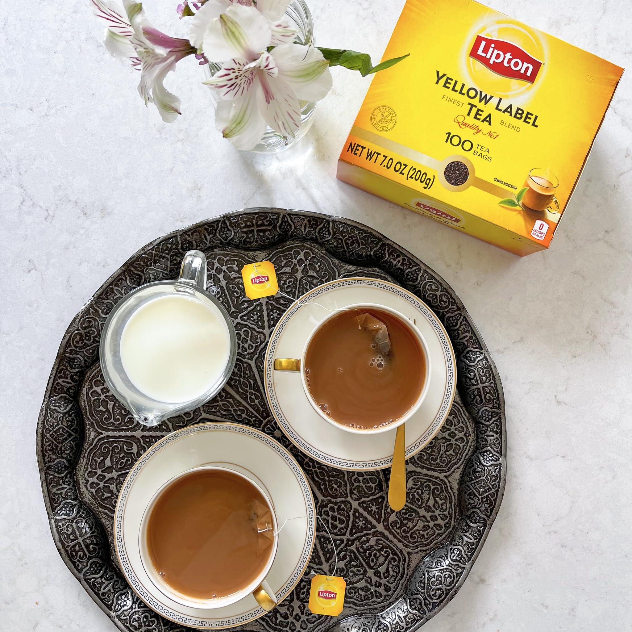 Lipton Lipton Yellow Label Black Tea Bags 100Ct (Pack Of 4) -259 Gm