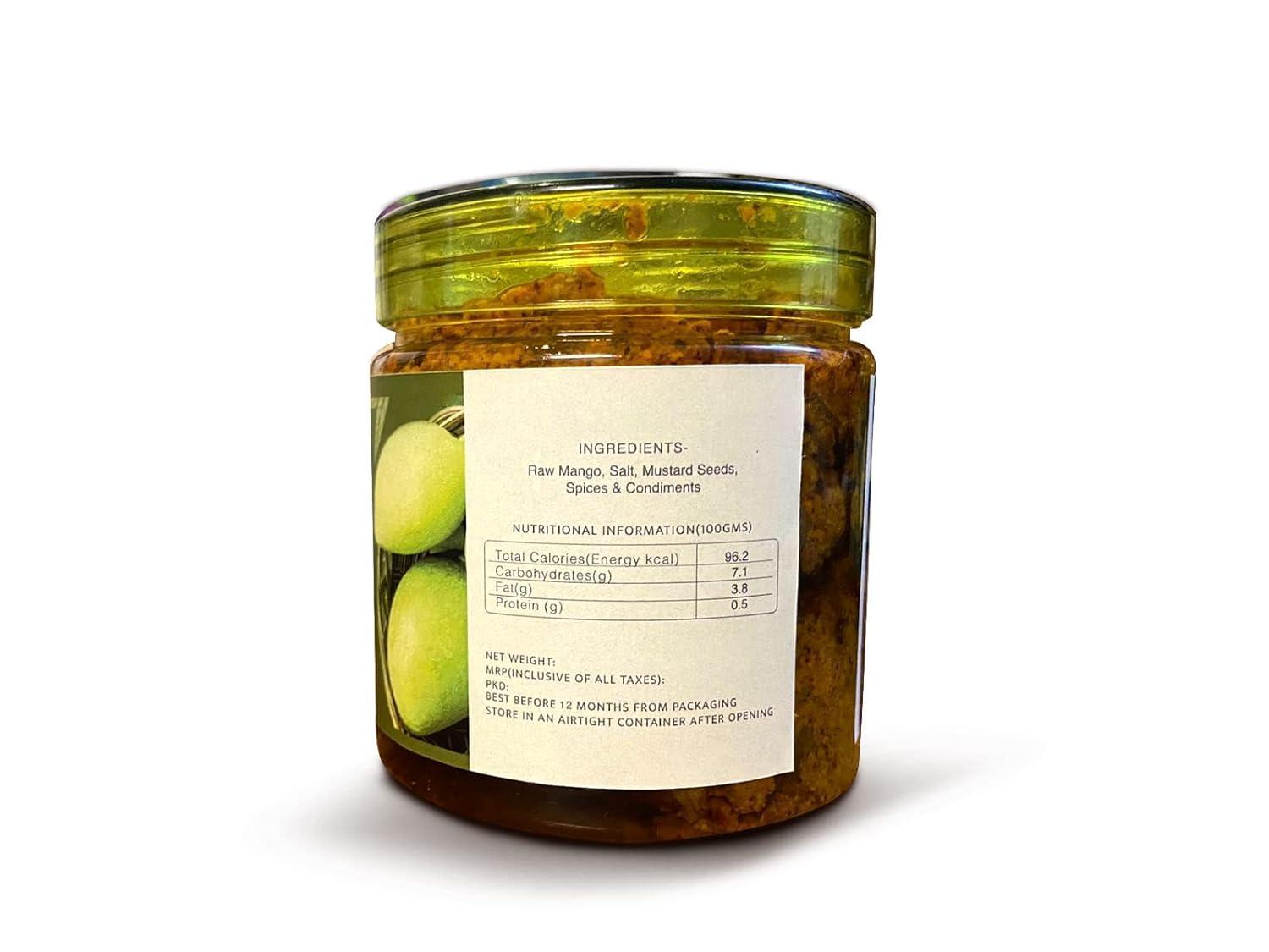 KVD COLLECTION KVD Collection Authentic Mango Pickle In Oil pickel, Aam Kasundi Traditional Home- 250g with Aam Kasundi Pickle, Mango in Mustard Sauce, Aam Kasundi Traditional Home- 250g (Combo Pack)