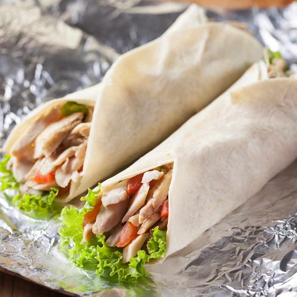 House wrap House Wrap Aluminium Foil 70g (40+30g) for Food Packing, Cooking, Baking - Aluminium Foil 9 Meter Net Guaranteed 11 Microns in Thickness for Keeping Food Warm (Pack of 1)