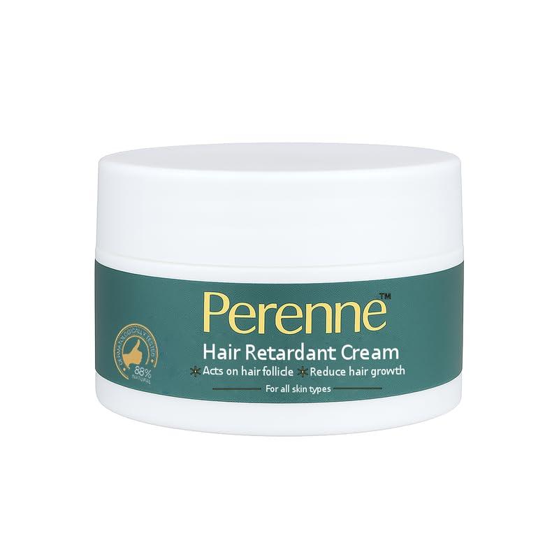 PERENNE Perenne Hair Retardant Cream | Hair Reduction Lotion For Reducing Unwanted Body and Facial Hair in Men and Women | Natural|Paraben Free|Dermatologist Tested- 1 Pack (8g)