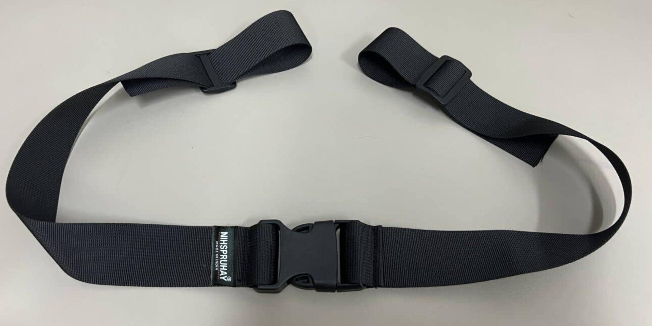 NIHSPRUHAY NIHSPRUHAY Toilet Shower Chair Seat Belt for Elderly, Bath Bench Anti-Slip Waist Buckle Strap for Bedridden Disabled Patient