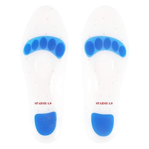 SPARSH 4.0 'SPARSH 4.0' Medical Grade Silicone Gel Shoe Insoles,Cut-to-Fit, for Size 35-38/4-6.
