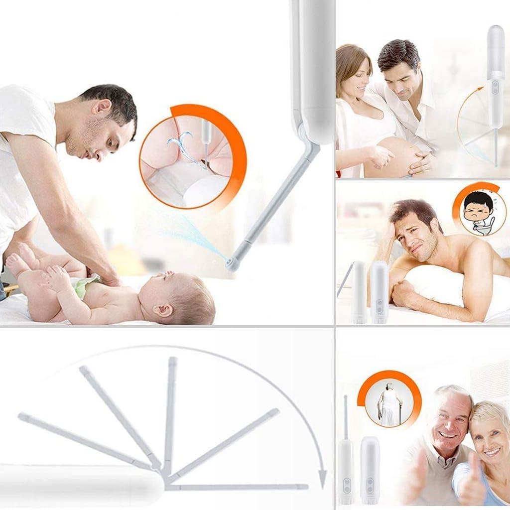 Aspeona Aspeona Portable Travel Bidet Sprayer, Mini Handheld Personal Bidet Sprayer, Travel Electric Bidet Portable Handheld Personal Bidet Sprayer, for Hygiene Cleaning; Postpartum & Baby Care; Hemmoroid Treatment.