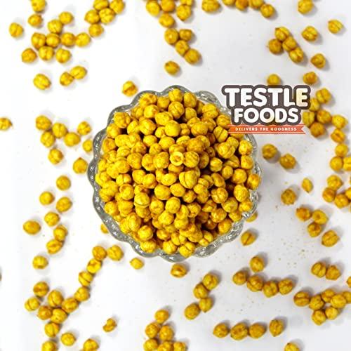 Testle Foods Testle Foods Roasted Haldi Chana | Tumeric Chickpeas | Healthy Snack | Bhuna Chana | 250.0 Grams