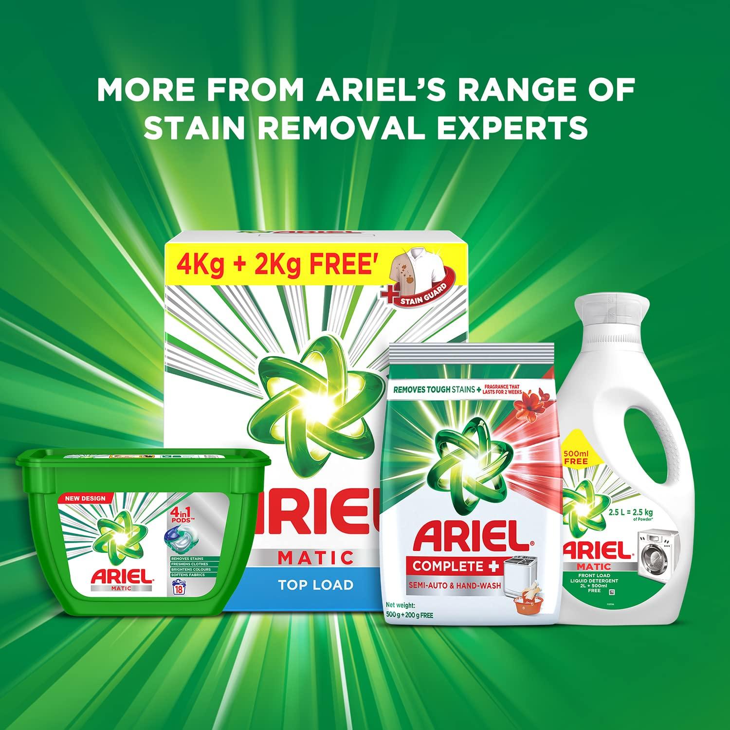 Ariel Ariel Complete + Detergent Washing Powder- 4Kg Value Pack (Pack of 2)