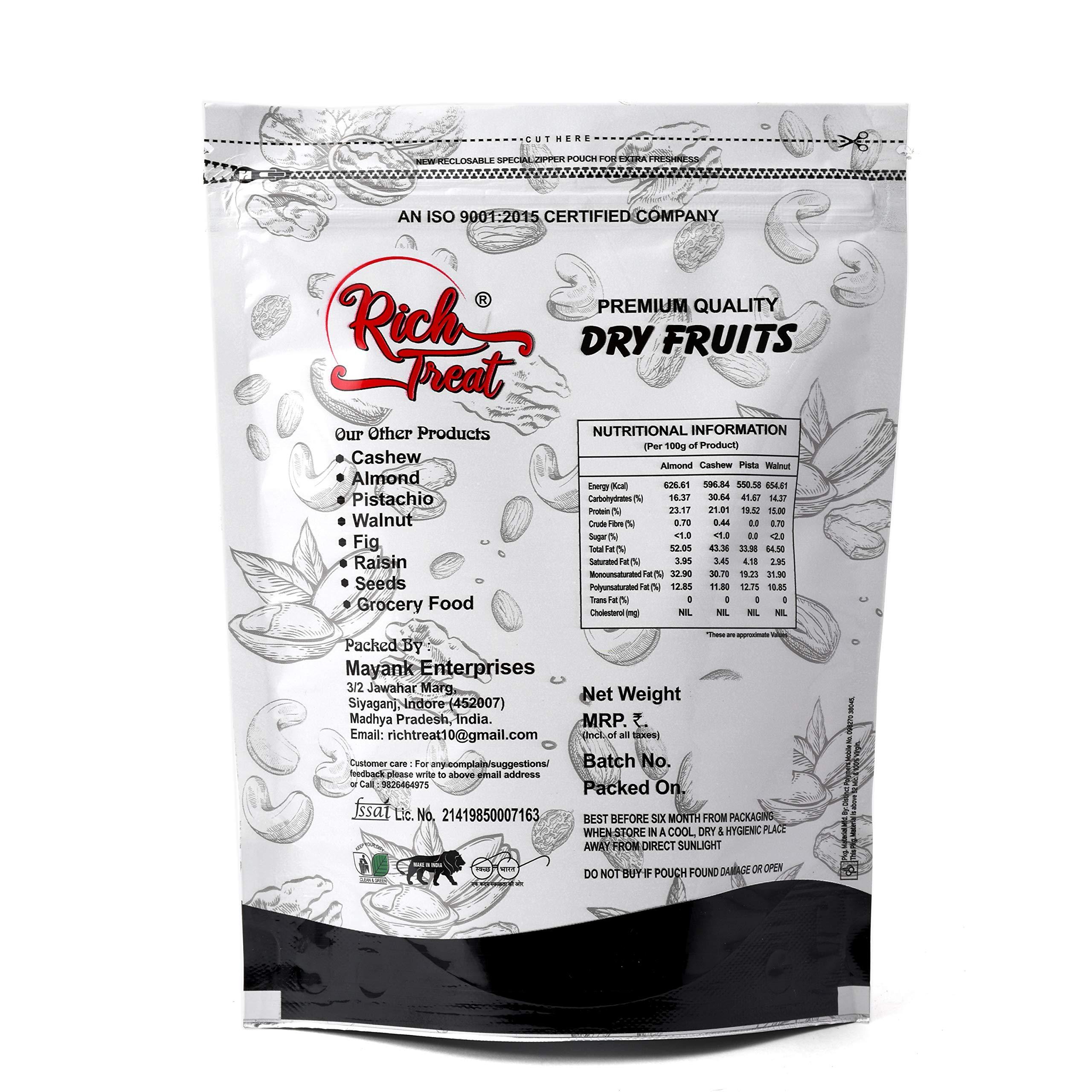 Rich Treat Rich Treat 100% Natural Roasted & Salted Pistachios/Pista Dryfruits (500g)