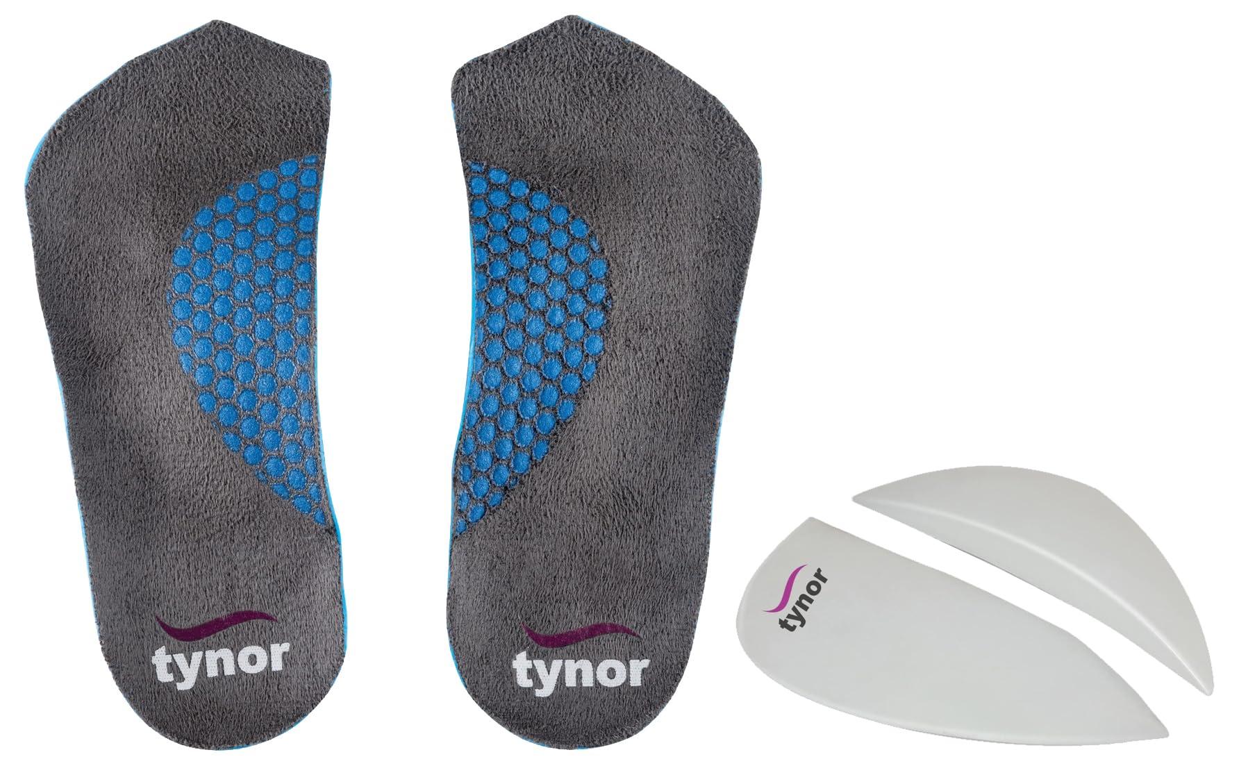 TYNOR Tynor Medial Arch Orthosis, Grey, Large, Pack of 2 & TYNOR Arch Support Semi Pro (L(39-43))