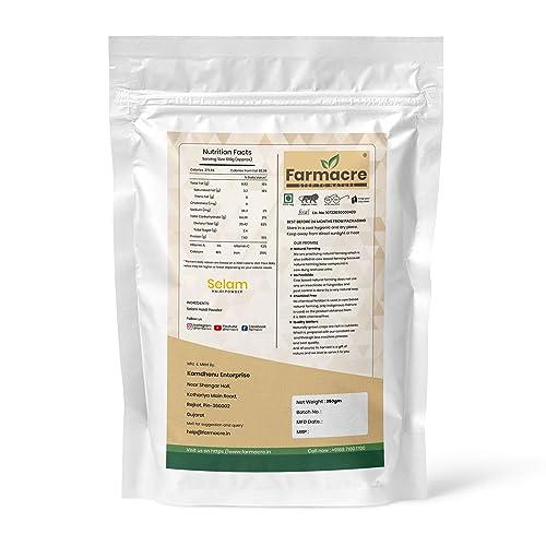Farmacre With Logo Farmacre Selam Haldi Powder/Turmeric Powder/Natural Haldi Powder - 250 gms Pack | Product Of Cow Based Natural Farming (CBNF) | Product Of Chemicals Free & Pesticides Free (250 gm)