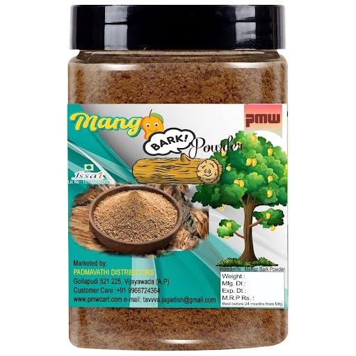 pmw PMW - Mango Bark Powder - Jar Pack - Natural Mango Tree Bark Powder - 100 Grams
