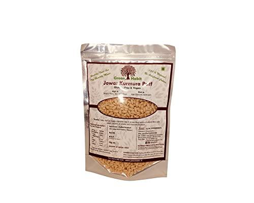 Greenhabit Greenhabit Jowar KURMURA MURMURA aka Jowar Puff for Healthy Breakfast Snack Food (400 gm pack of 1)