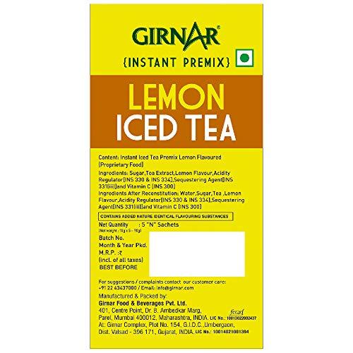 Girnar Girnar Instant Premix Iced Tea - Lemon Flavour (5 Sachets)