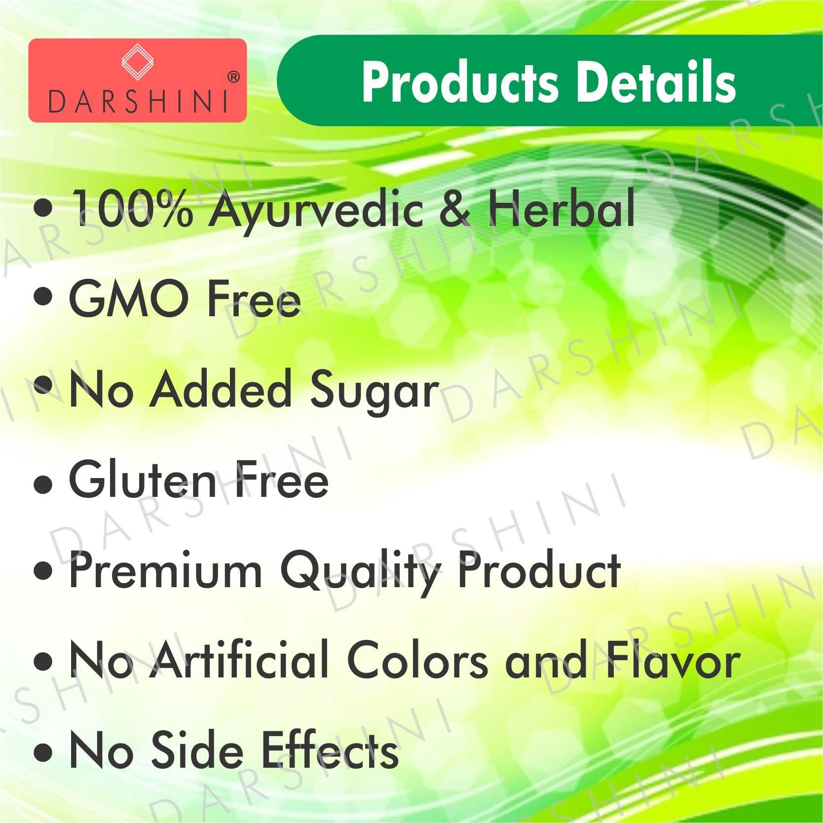 DARSHINI Darshini Indrajau Kadwa/Indrajao/Indrajav/Holarrhena Pubescens/Kutaja Seeds Powder, Pack of 2, 200gx2=400g