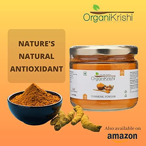 OrganiKrishi OrganiKrishi Lakadong Turmeric Powder | | 7% Curcumin - 150gm
