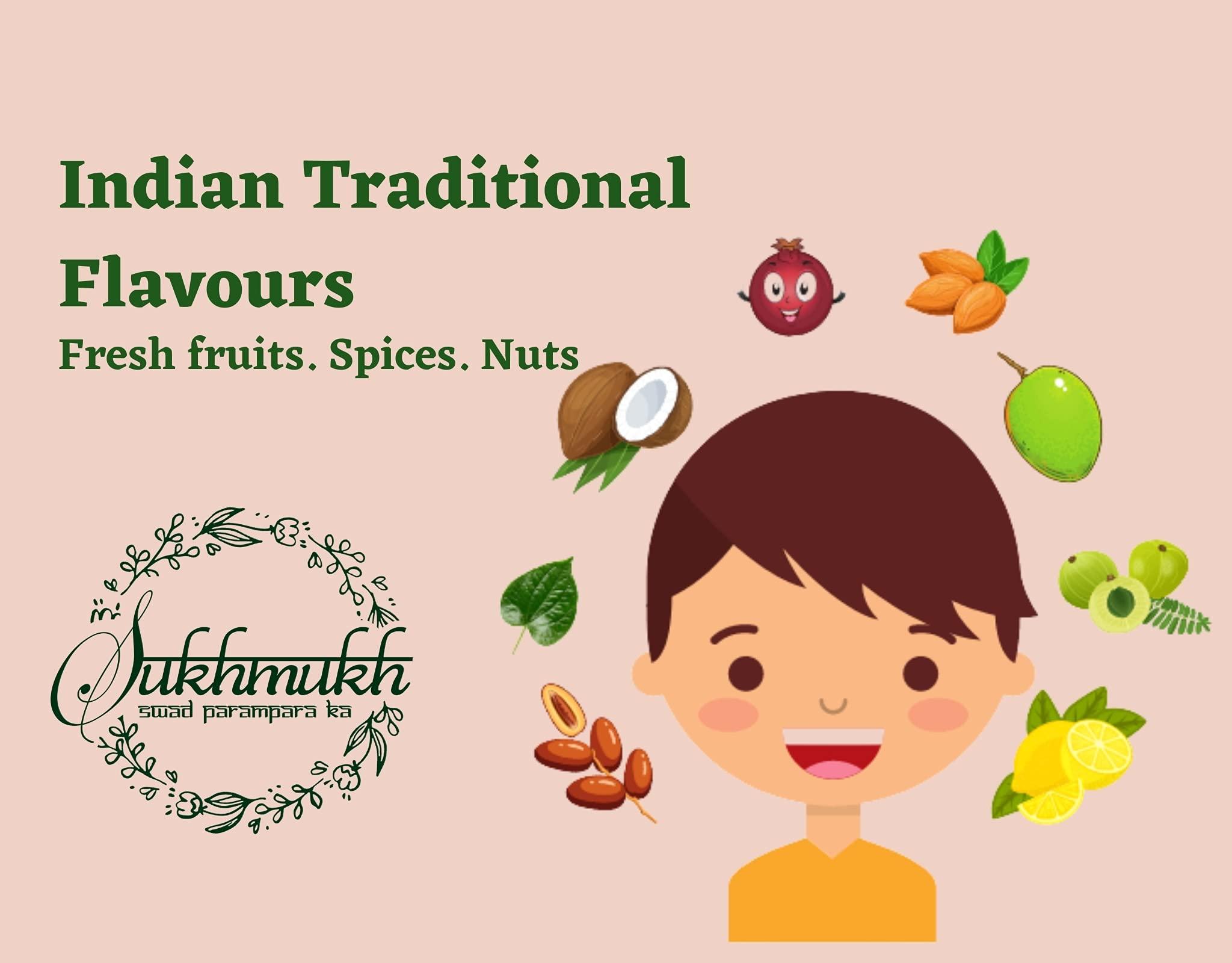 SUKHMUKH Ajwain Hajma I Homemade by SukhMukh I Healthy - Digestive I Mukhwas I Mouth Freshener I 50Gms Each (PACK OF 4)