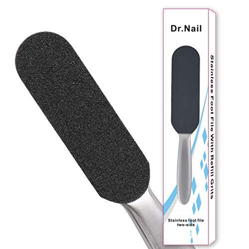 Dr.nail Dr.Nail Foot File Callus Remover for Feet, Foot Scrubber Foot Grater Scrub Double Sided Professional Pedicure Kits Tools for Hard Dead Skin Cracked Heel