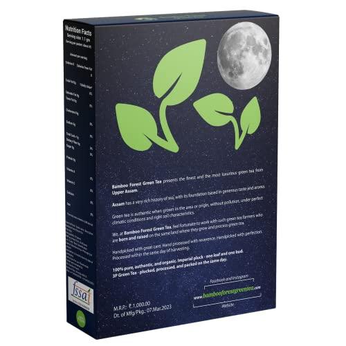 Bamboo Forest Bamboo Forest Green Tea Full Moon First Flush, Organic, Natural Flavour, 0 Calories, Loose Green Tea Leaves, 50 gm