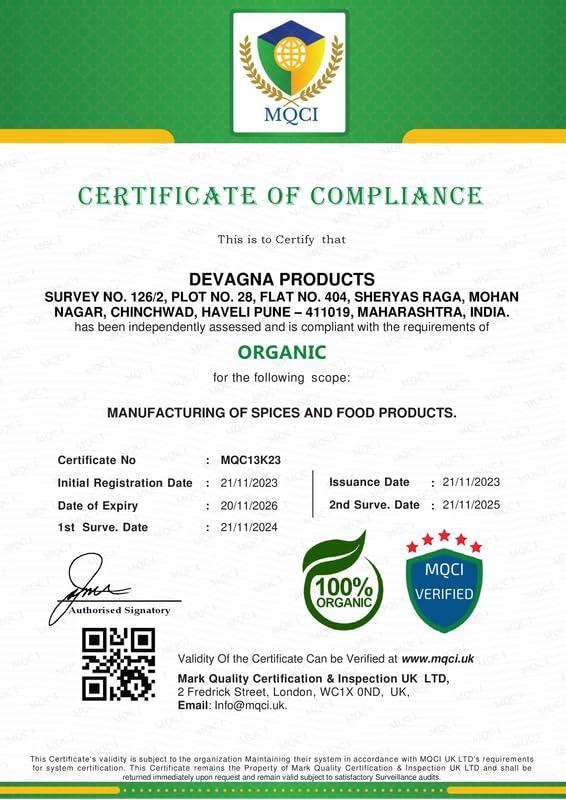 Devagna Products Devagna Products Organic Turmeric Powder 1Kg | Food Turmeric Powder | Organic Turmeric Powder | Pure Haldi Powder | Preservative Free | High Circumin Turmeric