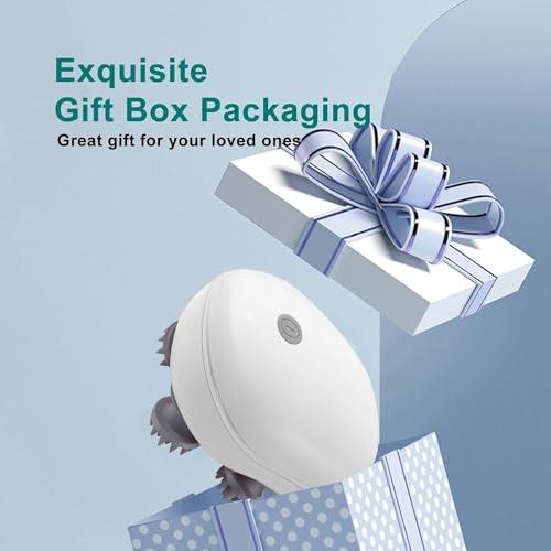 RICUZA Ricuza Electric Head,Scalp Massager | Advance Red Light Therapy for Boost Hair Growth, Hair Fall Control, Scalp Therapy | 3 Speed Mode Handheld,Portable,Scalp Scratcher Body Massage for Hair Growth,Deep Clean & Stress Relaxation