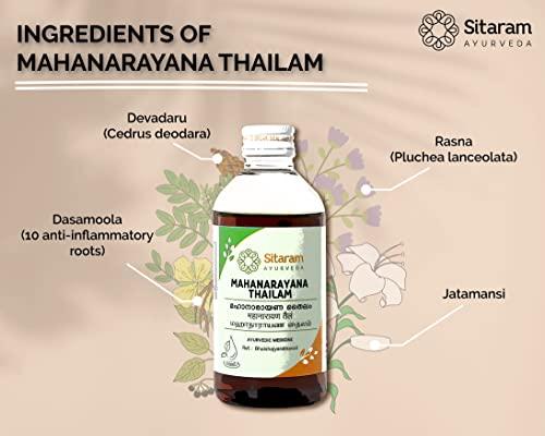 SITARAM Sitaram Ayurveda Mahanarayana Thailam (450 ml) | Kerala Ayurvedic Mahanarayana Oil | Maha Narayanatailam
