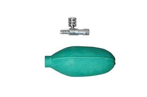 Acure Acure Blood Pressure Monitor BP Rubber Bulb With Metal Valve (Green color)