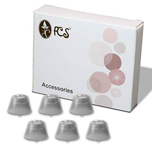 FCS FCS Pack of 6 Click Sleeve for Siemens Signia Silk Primax Click - CIC/ITC (Vented-Large).