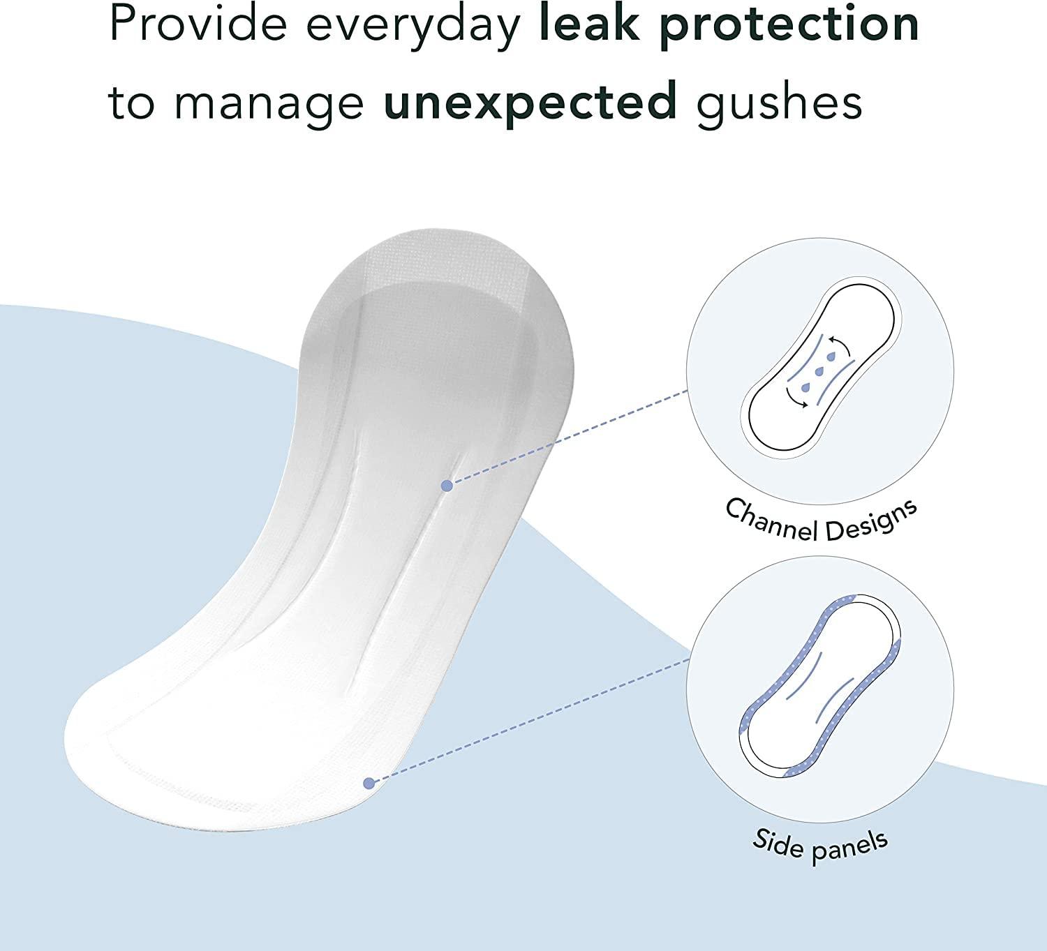 Tinkle Tinkle Eco-Luxe Large Panty Liners Without Wings For Women Daily Use, Large Size, 155 mm 240 Eco Friendly Panty liners In Pack Of 4, Infused Anion Chip, Protection During Pregnancy Discharge And Spotting, Hygienic, Untouched, Individually Wrapped, Tr